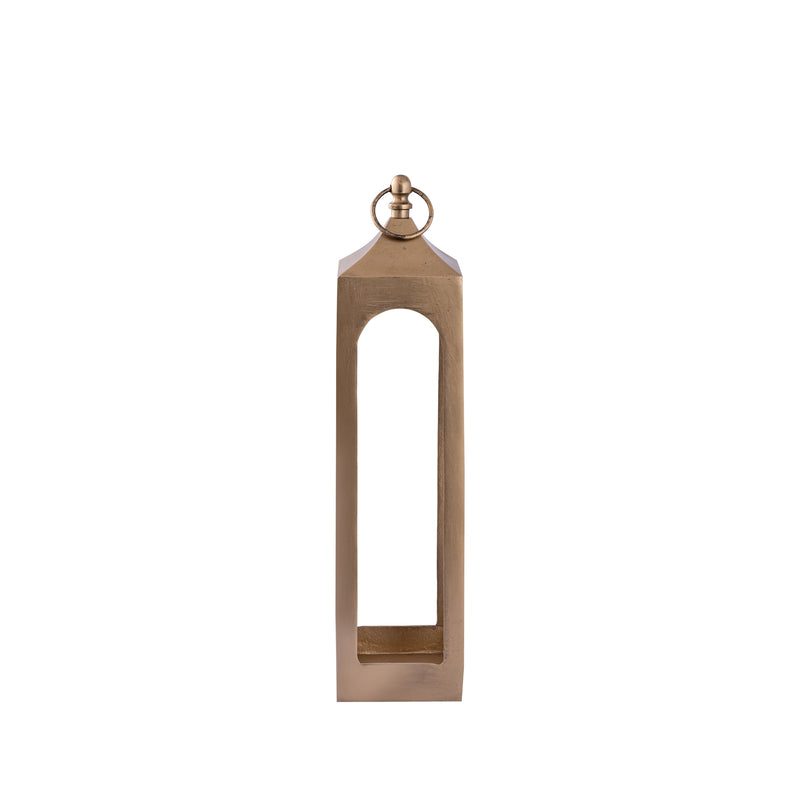 Alden Brass Alu Lanterns Open Set Of 3