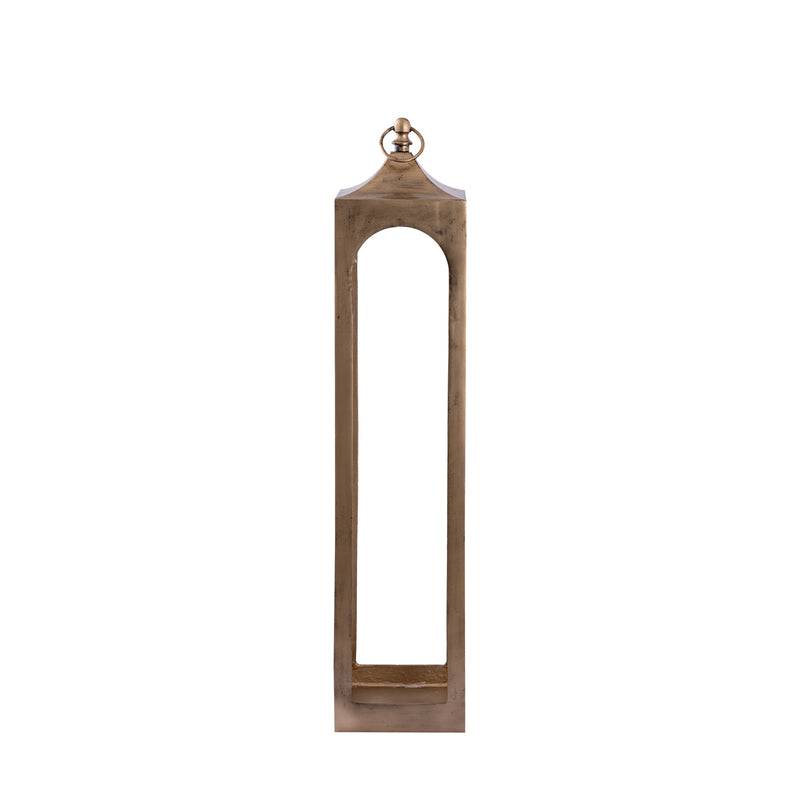 Alden Brass Alu Lanterns Open Set Of 3