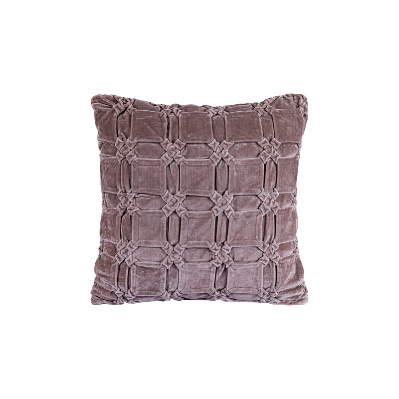 Nasim Pink Cotton Cusion Pattern Square S