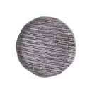 Grail Silver Alu Plate With Stripes Round M