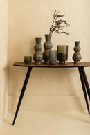 Oswald Blue Ceramic Pot High With Bulbs M