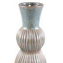 Oswald Blue Ceramic Pot High With Bulbs L