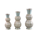 Oswald Blue Ceramic Pot High With Bulbs L