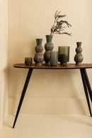 Oswald Blue Ceramic Pot High With Bulbs L