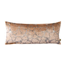PTMD Kyleen Gold Velvet Rect Cushion Crackle Print (set of 4)