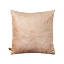 Kyleen Gold Velvet Square Cushion Crackle Print