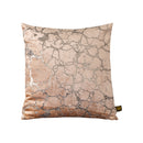 PTMD Kyleen Gold Velvet Square Cushion Crackle Print (set of 4)