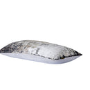 Ceola Green Velvet Rect Cushion Distress Print