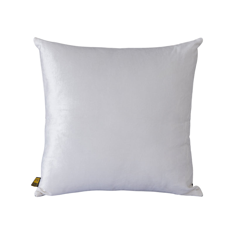 Ceola Green Velvet Square Cushion Distress Print