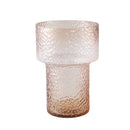 Blane Brown Dotted Glass Vase Round Wide Border L