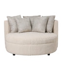 Fayen Taupe Fauteuil Ambience 2 Cream 5 Pillows