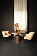 Arca Veas Table Brown-gold