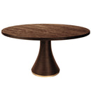 Arca Rib Table Brown-gold