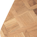 Fieron Natural Wooden Coffee Table Double Rnd Base