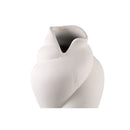 Donnella Cream Ceramic Matt Glazed Thick Swirlpot L