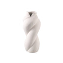 Donnella Cream Ceramic Matt Glazed Thick Swirlpot S