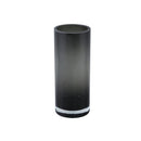 Tammara Black Thick Glass Vase Simple Round