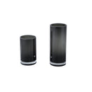 Tammara Black Thick Glass Vase Simple Round