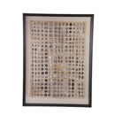 Carmell Cream Framed Wall Panel
