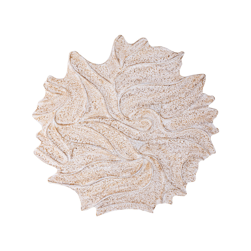 PTMD Ceanna Cream MDF Wall Panel Wavy Round S