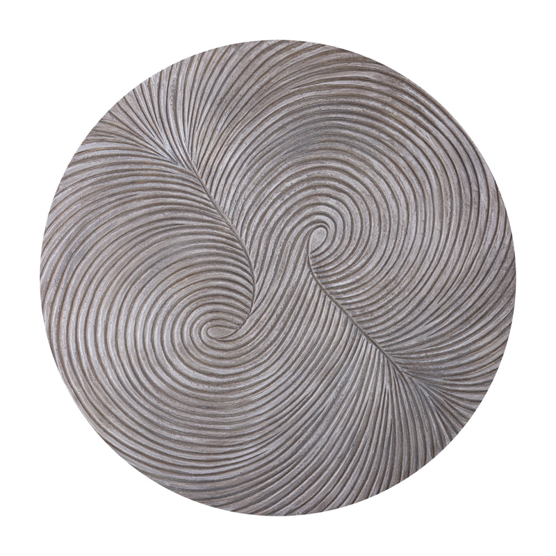 Wiktor Brown Wallpanel Swirl Carved S