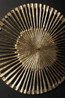 Marjun Gold Casted Alu Wall Panel Open Round L