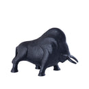 Ornament Ebeny bull zwart L