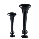 Keighla Black Shaped Glass Vase L