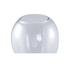 Serren Clear Round Glass Vase Wide Top
