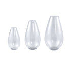 Alcide Clear Round Glass Vase Taps L
