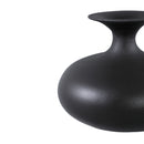Lyndsay Black Round Shaped Ceramic Pot Bulb High