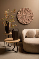 Micka Black Travertine Coffeetable Round Small