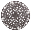 PTMD Farris Brown Round Mdf Wall Panel Carved L