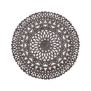 Farris Brown Round Mdf Wall Panel Carved S
