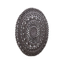 Farris Brown Round Mdf Wall Panel Carved S