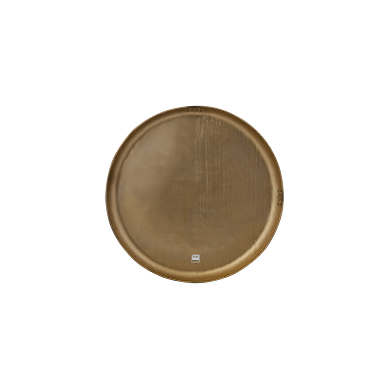 Jowad Antique Gold Alu Sheet Wall Panel Ribbed S
