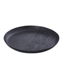 Jowad Graphite Alu Sheet Bowl Ribbed Round L