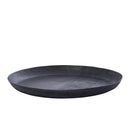 Jowad Graphite Alu Sheet Bowl Ribbed Round L