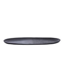 Jowad Graphite Alu Sheet Bowl Ribbed Oval L