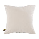 Loralee Green Square Cotton Cushion Peacock