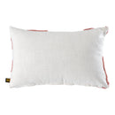 Primuse Pink Rectangle Embroidery Flower Cushion