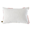 Primuse Pink Rectangle Embroidery Flower Cushion