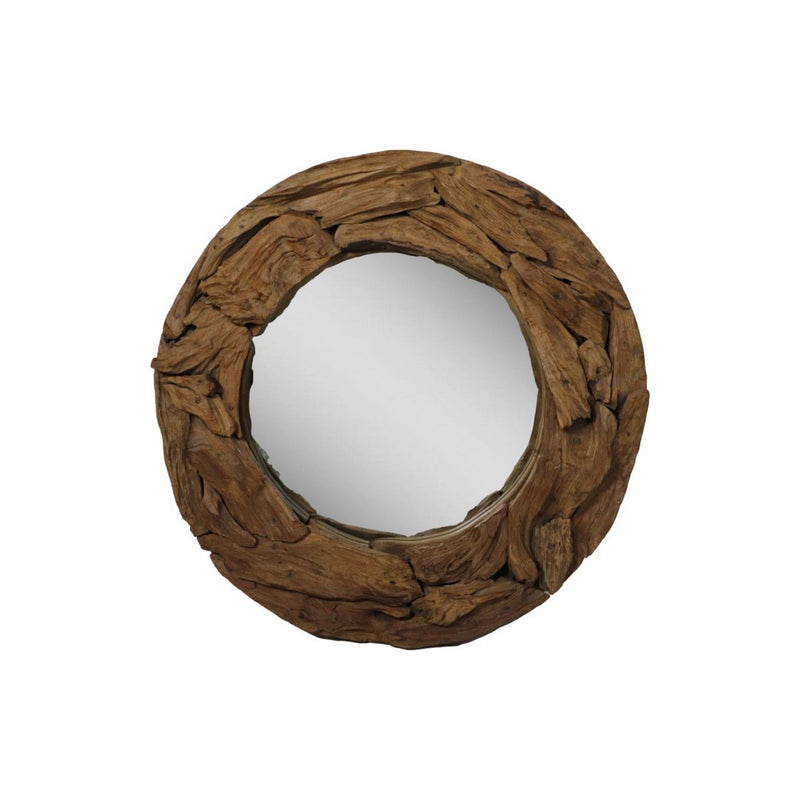 HSM Collection Ronde Spiegel Naturel Teak