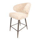 Ares Bar Chair Hair Beige (Set of 2)