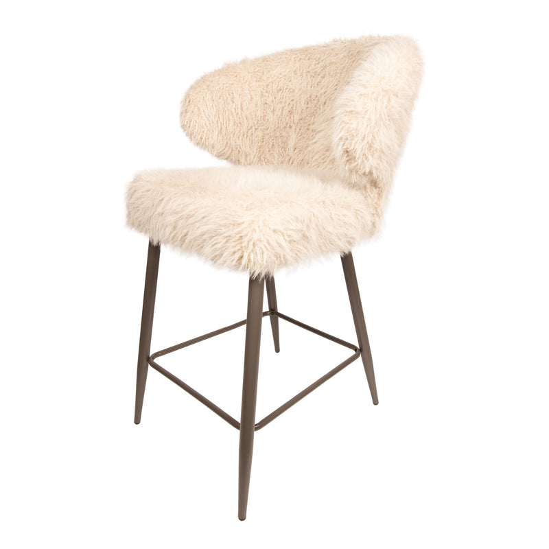 Ares Bar Chair Hair Beige