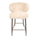 Ares Bar Chair Hair Beige (Set of 2)