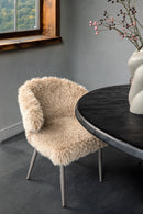 Ares Dining Chair Hair Beige (Set of 2)