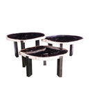 Rudi Grey Petrified Wood Coffeetable Nickel Setprijs