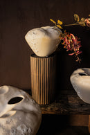 Dangelo Cream Ceramic Irregular Vase L