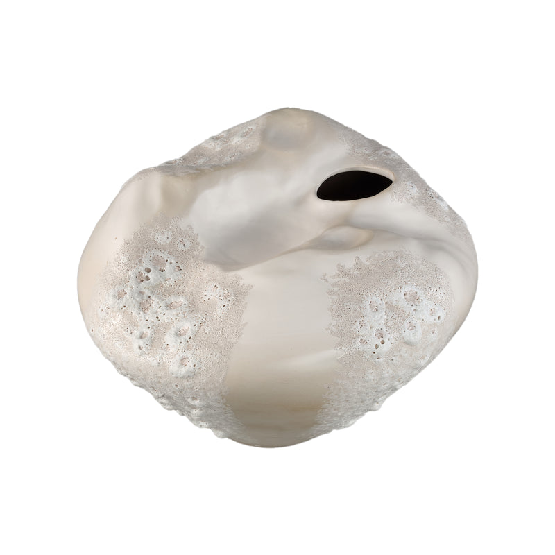 Dangelo Cream Ceramic Irregular Vase XL